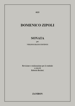 D. Zipoli Sonata Per Violino E Basso Continuo VIOLIN AND PIANO