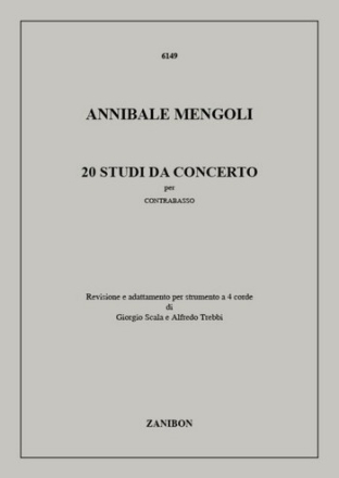 20 Studi da Concerto  per contrabbasso