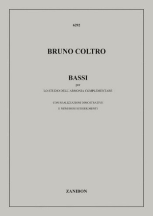 B. Coltro Bassi Per Lo Studio Dell'Armonia Complementare Opera Theory