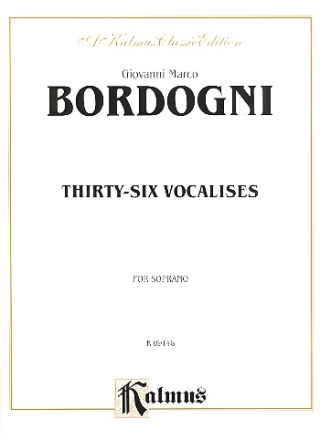36 vocalises for soprano and piano