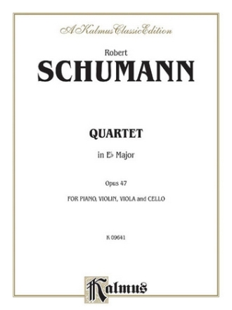 Schumann R. Quartet In Eb Maj Op  Kalmus Classic Series