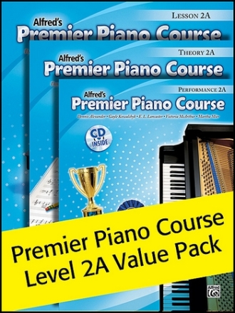 Various Premier Piano Course Level 2A Value Pack  Piano teaching material