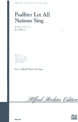 Psallite - Let all Nations sing for 2-part chorus and piano (brass and snare drum ad lib) vocal score