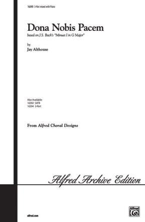 DONA NOBIS PACEM/3 PT MIXED-ALTHOUS  Mixed voices