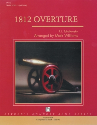 Tchaikovsky, P.I arr. Williams 1812 Overture (concert band)  Symphonic wind band