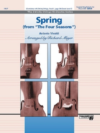 Vivaldi, A arr. Meyer, R Spring. Four Seasons (string orchestra)  String Orchestra