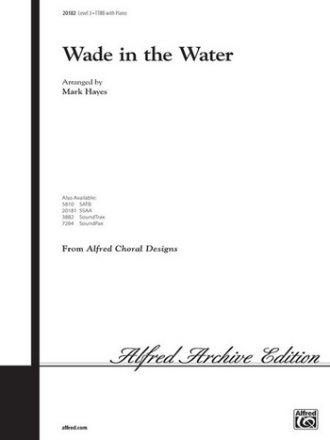 Wade in the Water TTBB  Mixed voices