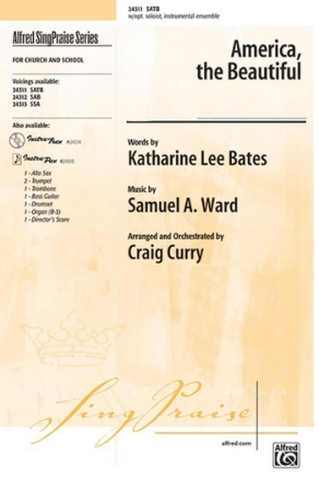 Bates & Ward America, The Beautiful SATB  Mixed voices