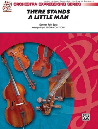 Dackow, Sandra (arranger) There Stands a Little Man (string orch)  String Orchestra