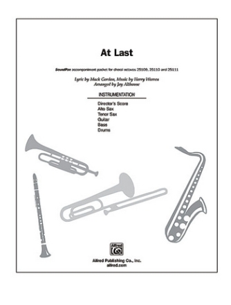Gordon/Warren/Jay Althouse At Last SoundPax  Mixed ensemble