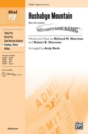 Sherman arr Beck Hushabye Mountain - 2-Part  Mixed voices