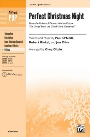 arr. Gilpin Perfect Christmas Night 2-part  Mixed voices