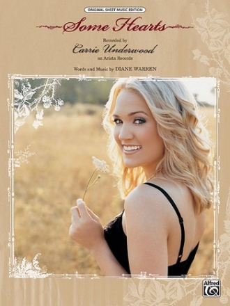 Underwood,C Some Hearts (PVG single)  Piano/Vocal/Guitar Singles
