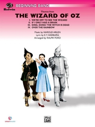 The Wizard of Oz (Selections): for concert band score and parts
