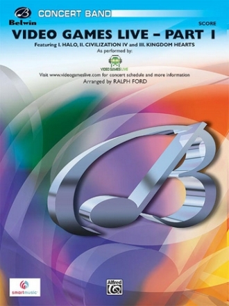 Ford, Ralph (arranger) Video Games Live, Suite Pt I (c/band)  Symphonic wind band
