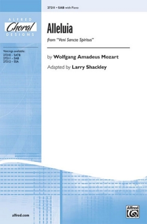 Shackley Alleluia (from Veni Sancte Spiritus) SAB  Mixed voices