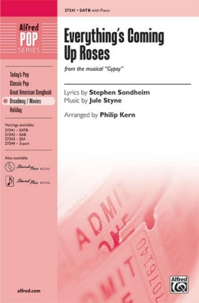 Kern,P (Arranger) Everything's Coming Up Roses SATB  Mixed voices