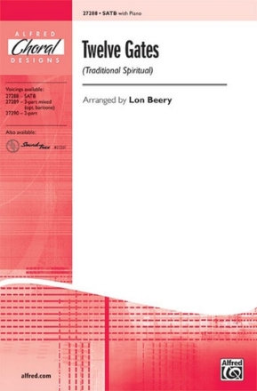 Beery Twelve Gates SATB  Mixed voices