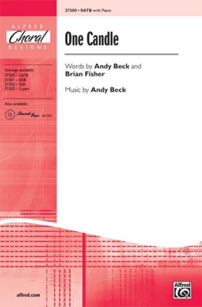 One Candle for mixed chorus and piano score
