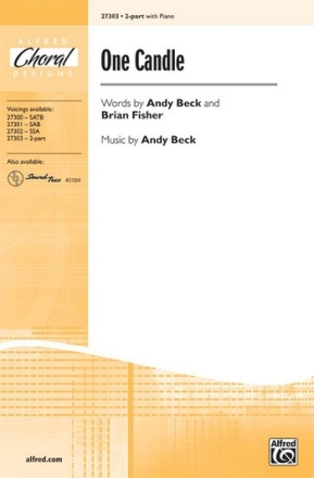 Beck One Candle 2Pt  Unison, upper, equal voices