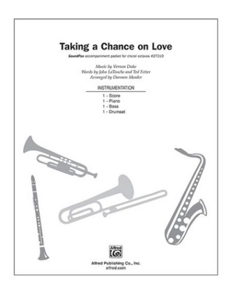 Meader, Darmoon (arranger) Tasking A Chance On Love SoundPax  Mixed ensemble