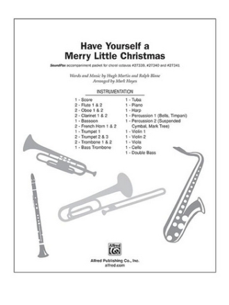 Hayes,M (arranger) Have Yourself A Merry Little.. SPAX  Mixed ensemble