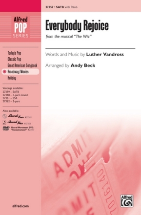 Vandross arr Beck Everybody Rejoice SATB  Mixed voices