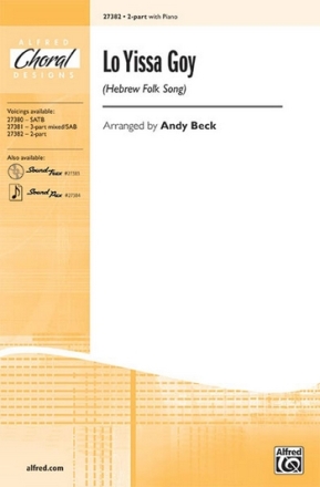 Beck Lo Yissa Goy 2Pt  Unison, upper, equal voices