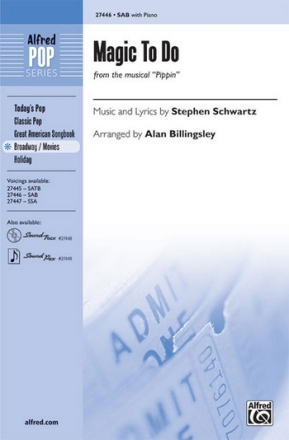 Billingsly Magic to Do (from Pippin) SAB  Mixed voices