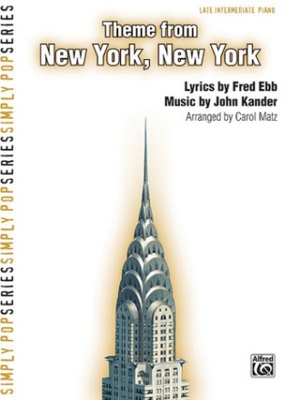 New York, New York Theme for late intermediate piano