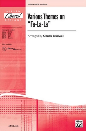 Bridwell,C (arranger) Various Themes on FaLaLa SATB  Mixed voices