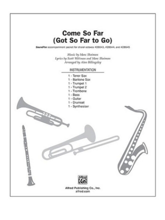 Billingsley,A (arranger) Come So Far (Hairspray) SoundPax  Mixed ensemble