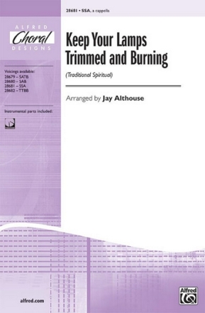 Althouse,J Keep Your Lamps Trimmed and Burning SSA  Unison, upper, equal voices