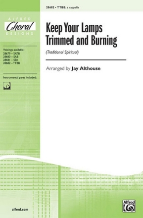 Althouse,J Keep Your Lamps Trimmed and Burning TTBB  Lower voices