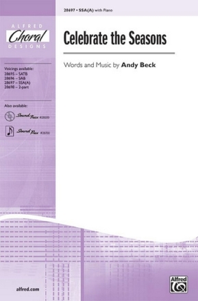Beck,A Celebrate the Seasons SSA(A)  Unison, upper, equal voices