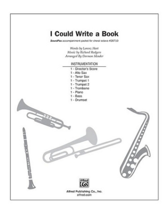 Meader,D I Could Write a Book Pax  Mixed ensemble
