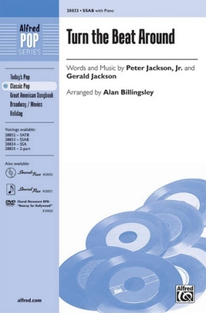 Turn the Beat around for mixed chorus (SAB) and piano score