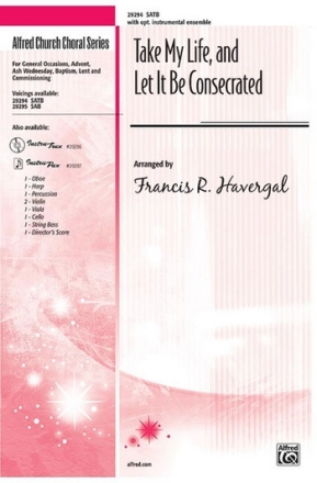 Take My Life & Let It Be/Satb  Mixed voices