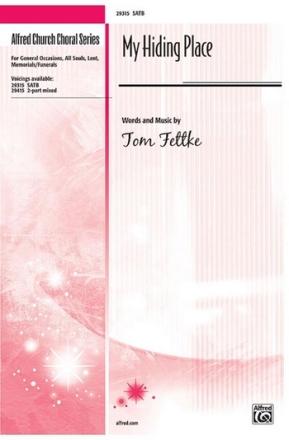 My Hiding Place/Satb  Mixed voices