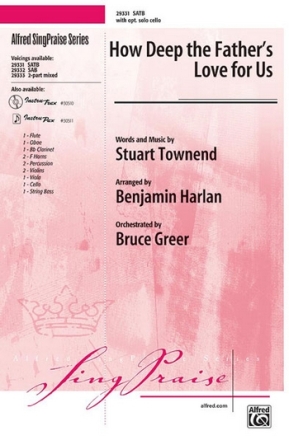 Various How Deep Fathers Love For SATB  Mixed voices