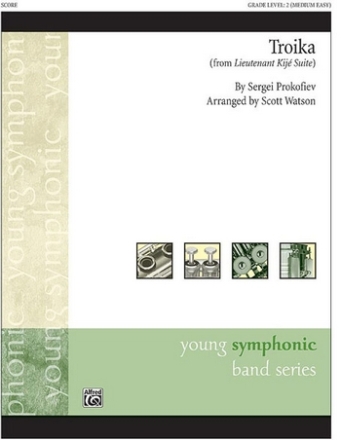 Troika from Lieutenant Kij Suite (c/b)  Symphonic wind band