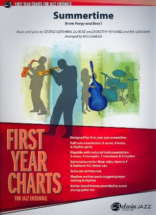 Summertime: for jazz ensemble score and parts
