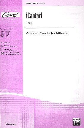 Cantar for female chorus and piano score