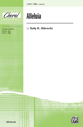 Albrecht, S.K Alleluia TBB  Lower voices