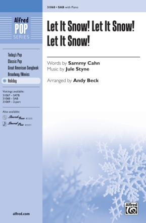 Various Let It Snow Let It Snow SAB  Mixed voices