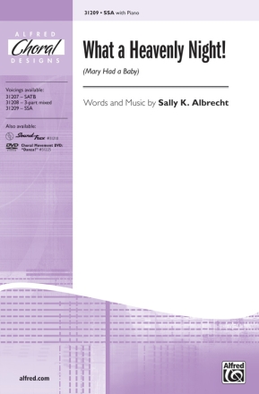 Albrecht,S.K What A Heavenly Night! SSA  Unison, upper, equal voices