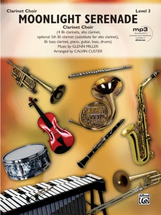 Miller arr Custer Moonlight Serenade Clarinet Choir  Clarinet ensemble