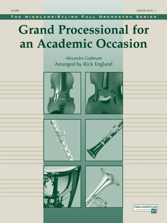 Guilmant,A Grande Processional For Acad... (f/o)  Full Orchestra