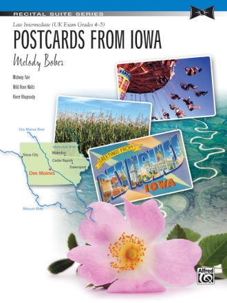 Bober,M Postcards From Iowa  Piano Solo