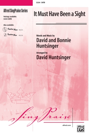 Various It Must Have Been A Sight SATB  Mixed voices